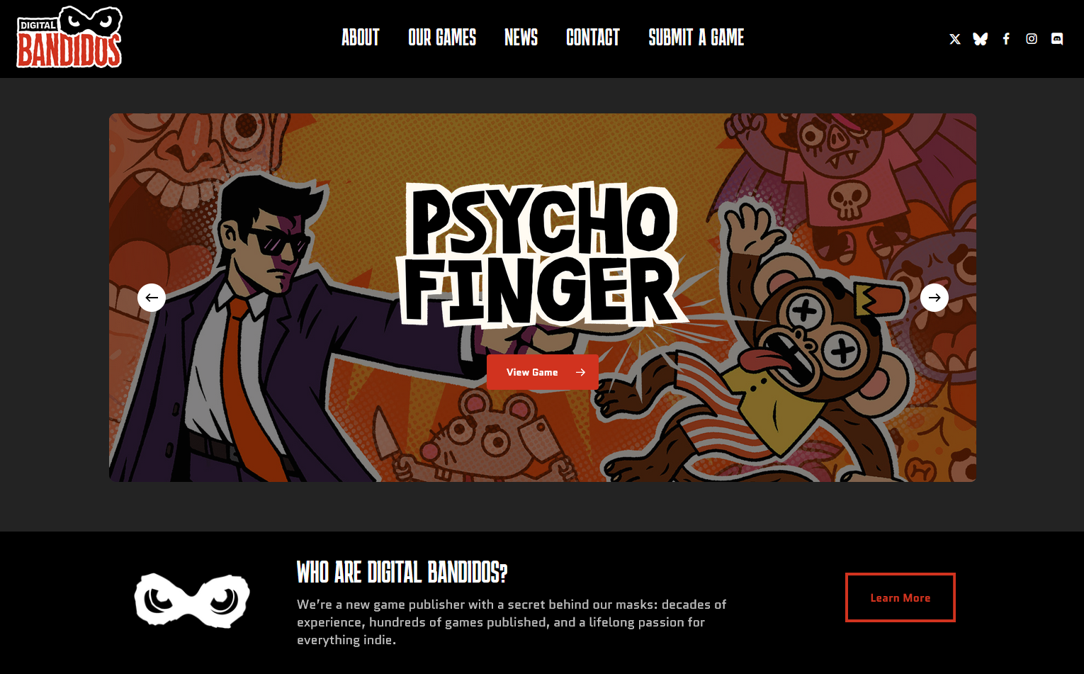 New Digital Bandidos Website