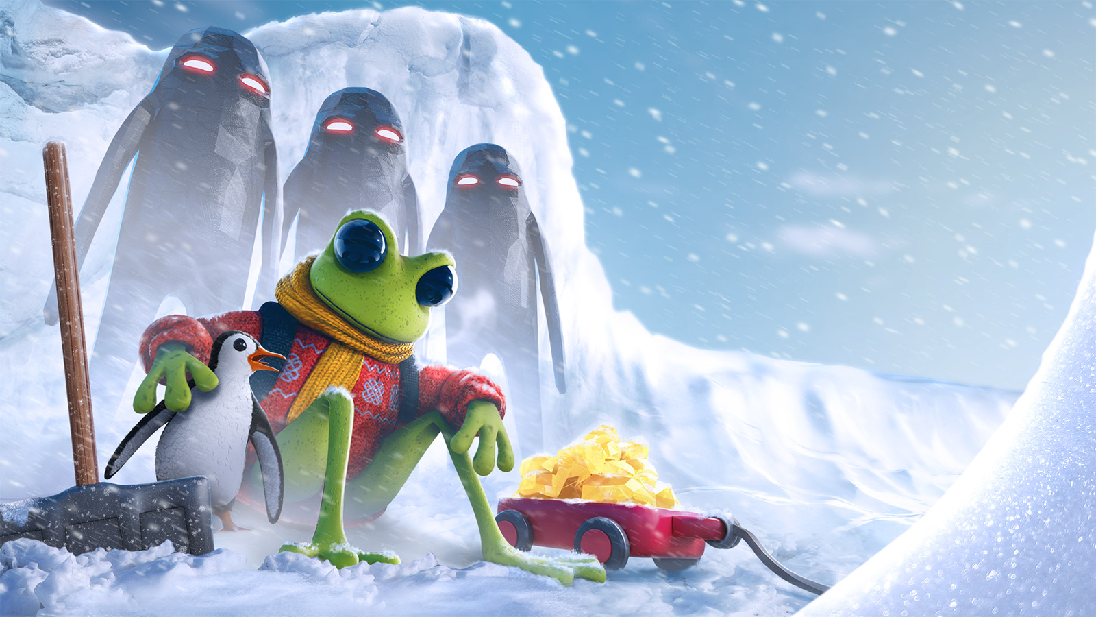 Froggy Hates Snow demo back on PC after major overhaul